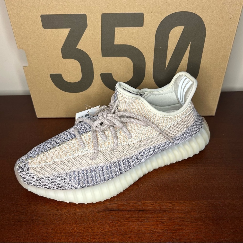 Adidas Yeezy Boost 350 V2 Ash Pearl (Unisex Size 9 Men's) - Picture 5 of 16